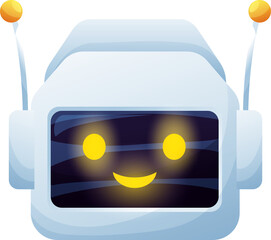 Leinwandbilder - Virtual chatter chatbot online support bot helper