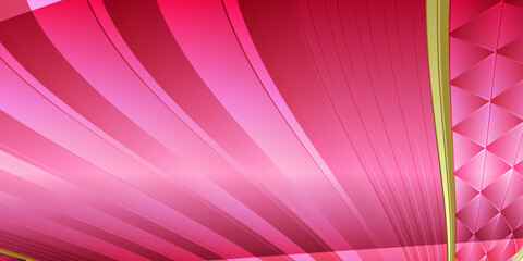 Wall Mural - Abstract pink background with gold lines design