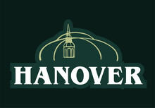 Hanover New Hampshire With Green Background 