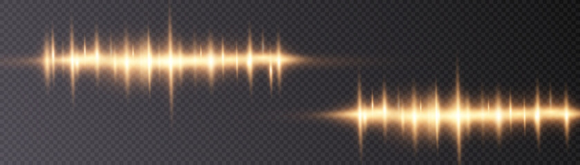 Aufkleber - Futoristic straight line light effect with shimmering highlights and fairy dust elements. Vector