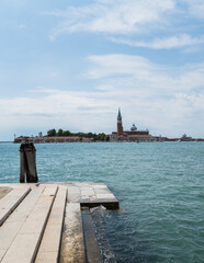 Wall Mural - view of Saint Giorgio Maggiore in Venice, Italy and lagoon