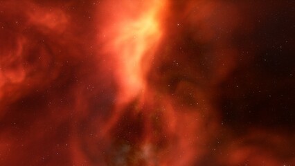 nebula gas cloud in deep outer space
