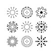 © emka angelina - fireworks icon or logo isolated sign symbol vector illustration - high quality black style vector icons