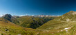 Letnia alpejska panorama