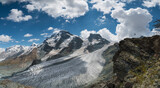 Fototapeta Niebo - Letnia alpejska panorama