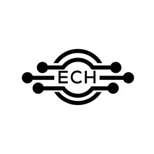 ECH Letter Logo. ECH Best White Background Vector Image. ECH Monogram Logo Design For Entrepreneur And Business.	
