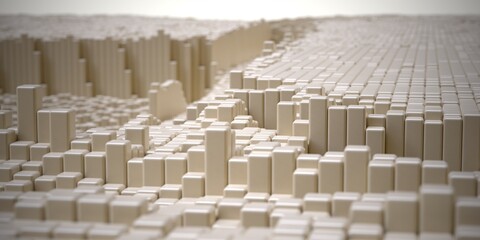 white polygonal abstract landscape computer generated background