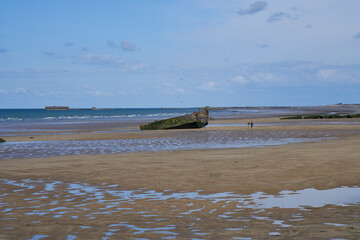 The artificial harbour of Arromanches, Normandy, France

To prepare the Operation Overlord, Allied strategists build two artificial, pre-fabricated ports in Normandy. These are the remains of one...