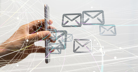 mail communication support contact concept service