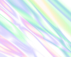 Wall Mural - abstract pastel rainbow holographic light background
