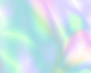 Wall Mural - abstract pastel rainbow holographic light background