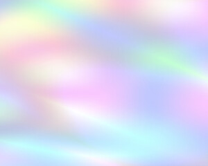 Wall Mural - abstract pastel rainbow holographic light background