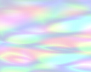 Wall Mural - abstract pastel rainbow holographic light background