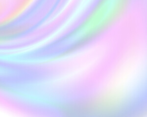 Wall Mural - abstract pastel rainbow holographic light wavy background