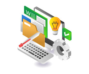 Aufkleber - Computer file processing ideas
