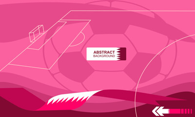 Wall Mural - football or soccer abstract background for websites, templates, banners and more.