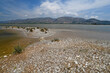 gravel bank at Missolonghi in Greece // Kies-Strand in Messolonghi (Griechenland)