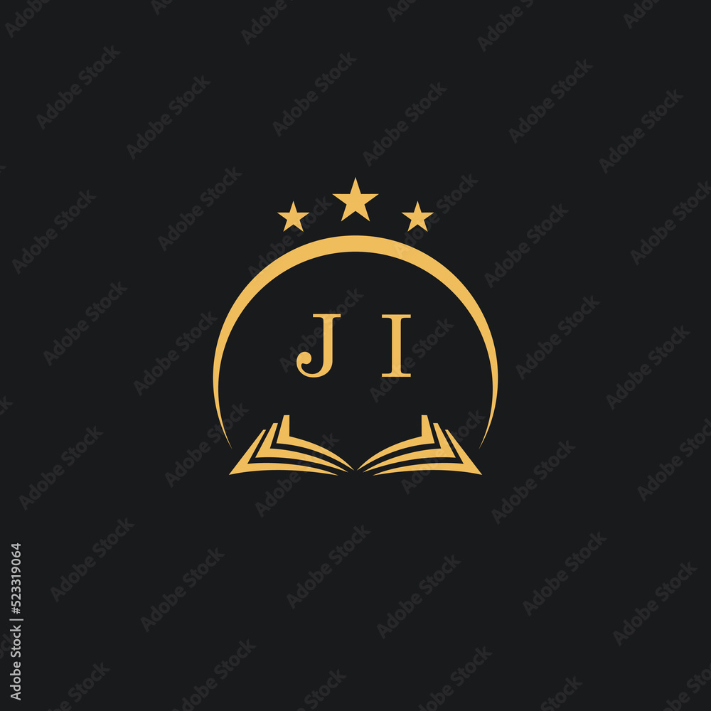 Letters initial JI design modern law firm and lawyer logo vector Stock ...