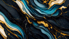 Swirls Of Marble Or The Ripples Of Agate. Liquid Marble Texture. Fluid Art. Abstract Waves Skin Wall Luxurious Art Ideas.
