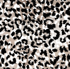 Leopard and zebra pattern design, illustration background, brown leopard and zebra design pattern. Textile print pattern.