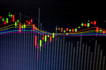 Wall Mural - 	
Various type of financial and investment in Bond market. i.e. ETFs, bonds, stocks, crypto currency Sustainable portfolio management, long term wealth management with risk diversification concept.