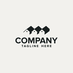 Wall Mural - unique real estate construction logo design