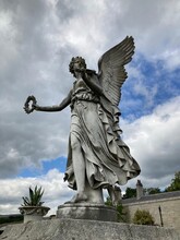 Angel Statue In The Park