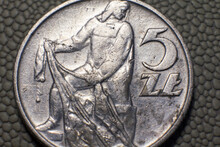 Coin 5 Zloty 1959 Issue Close-up