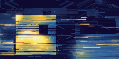 Wall Mural - background consisting of different sized geometric shapes