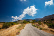 Krajobraz górski. Droga na greckiej wyspie Kos