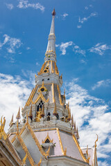 Wall Mural - Wat Sothonwararam is a temple in Chachoengsao Province, Thailand. Located alongside the Bang Pakong River. it was initially named ‘Wat Hong,’ and was built in the late Ayutthaya period.