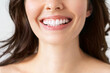 © Aleksandr Rybalko - A woman's smile in close-up, after the whitening procedure at the dentist,