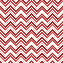 Seamless Chevron Pattern. Zigzag Pattern In Red And White.