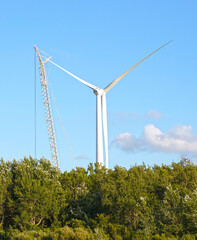 Maintenance on a green energy windmill