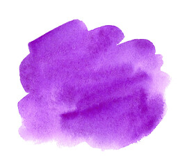 Abstract purple watercolor background. Purple design artistic element for banner, template, print and logo	