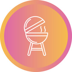 Canvas Print - Grill Icon