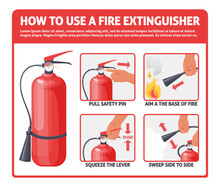 How To Use Fire Extinguisher Vector Manual