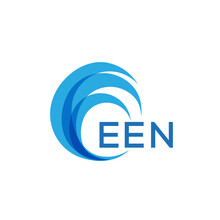 EEN Letter Logo. EEN Blue Image On White Background. EEN Monogram Logo Design For Entrepreneur And Business. . EEN Best Icon.
