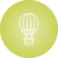 Poster - Hot Air Balloon Icon