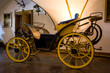 horse carriage in the museum