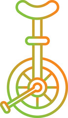 Sticker - Unicycle Icon