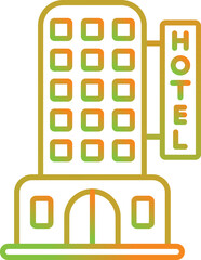 Sticker - Hotel Icon