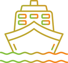 Canvas Print - Ship Icon