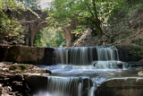 Fototapeta Las - waterfall in the forest