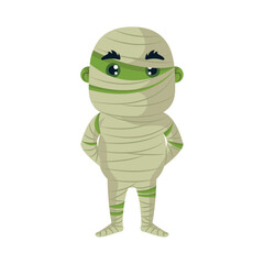 Canvas Print - halloween mummy costume