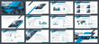 © Cifotart - Elements of infographics for presentations templates. Annual report, leaflet, book cover design. Brochure layout, flyer template design. Corporate report, advertising template in vector Illustration.