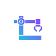 © Daceha - Robot arm vector for website symbol icon presentation