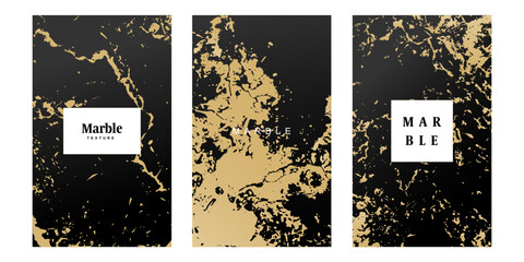 Aufkleber - Abstract gold, black and silver brush stroke in Chinese Style for poster and banner background design. Creative luxury and elegant print template design.