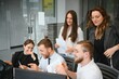 © Serhii - Business training in modern offices