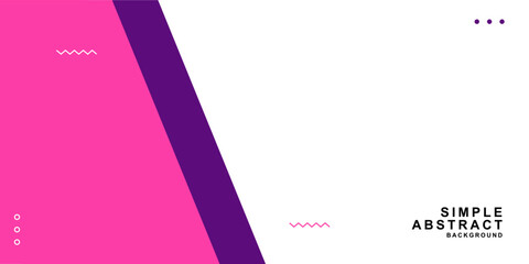 Aufkleber - Abstract geometric background illustration for poster design. Modern and minimalist wallpaper in Memphis style. Trendy Aesthetic copy space for presentation cover template